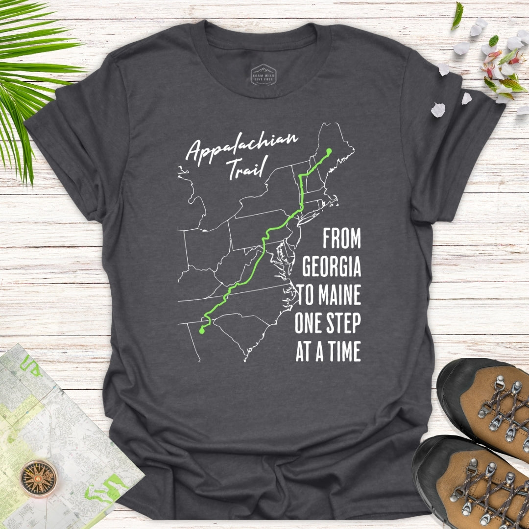 From Georgia To Maine One Step at a Time Unisex T-Shirt