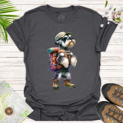 Animal Adventurer Miniature Schnauzer Unisex Tee