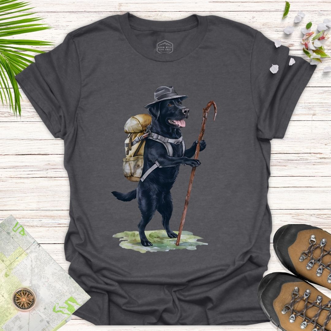 Animal Adventurers Black Labrador Unisex T-Shirt