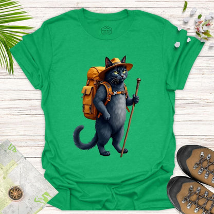 Animal Adventurers Black Cat Unisex Shirt