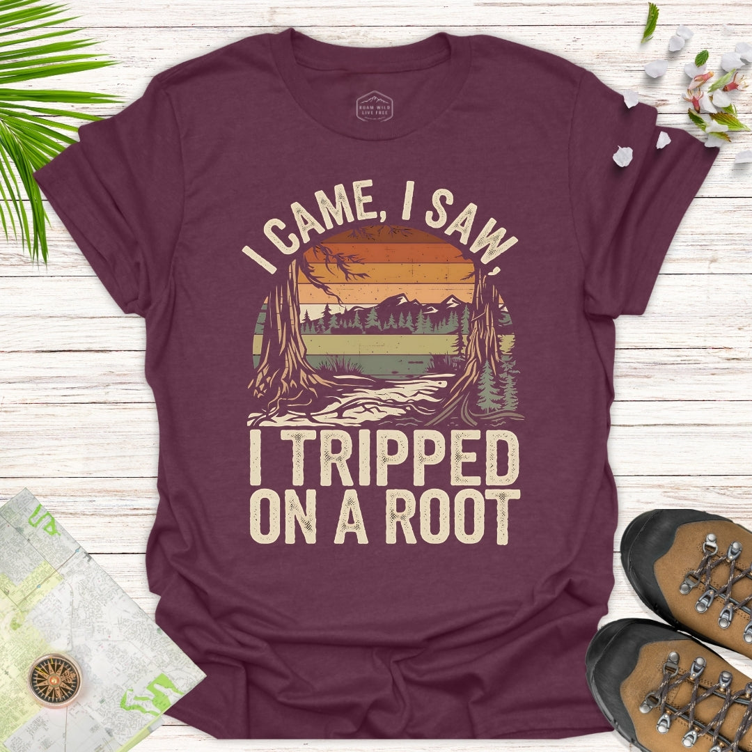 I Tripped On A Root Retro Unisex T-Shirt