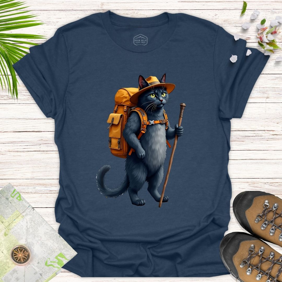 Animal Adventurers Black Cat Unisex Shirt