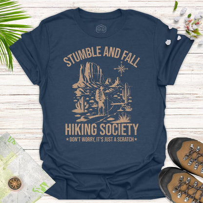 Stumble And Fall Hiking Society T-Shirt