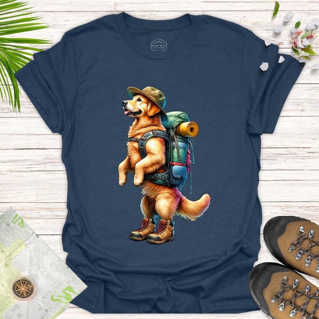 Animal Adventurer Golden Retriever Unisex Tee