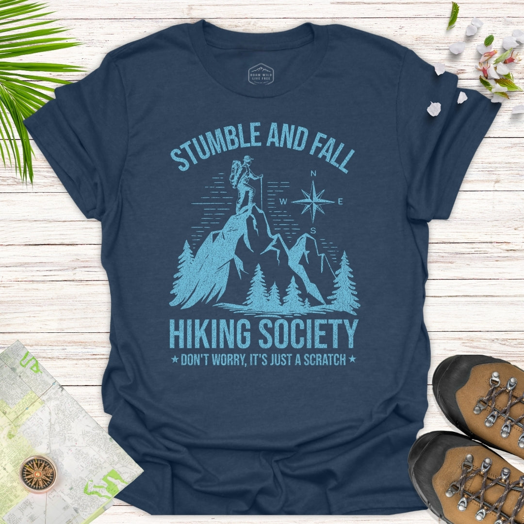 Stumble And Fall T-Shirt (Blue Design)