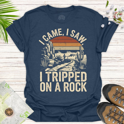 I Tripped On A Rock Retro Unisex T-Shirt