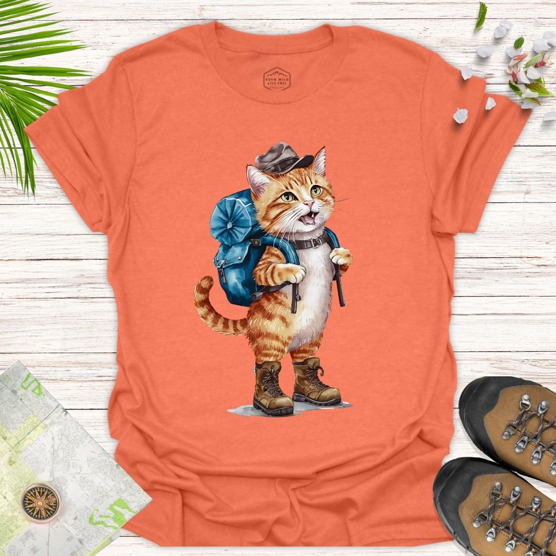 Animal Adventurers Ginger Cat Unisex Shirt