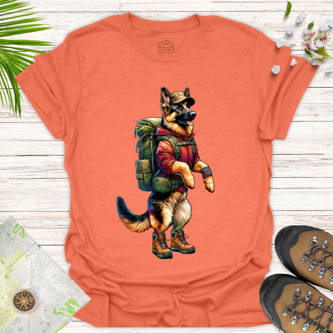 Animal Adventurer German Shepherd Unisex Tee