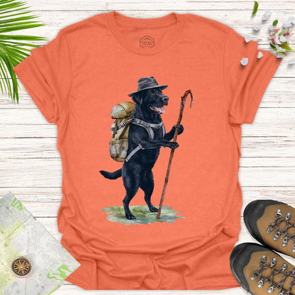 Animal Adventurers Black Labrador Unisex T-Shirt