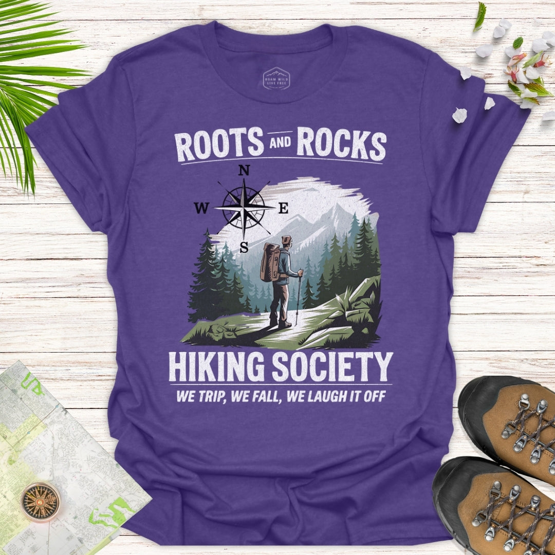 Roots And Rocks Hiking Society Unisex T-Shirt