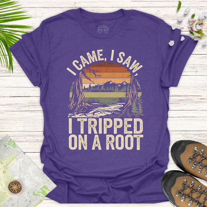 I Tripped On A Root Retro Unisex T-Shirt