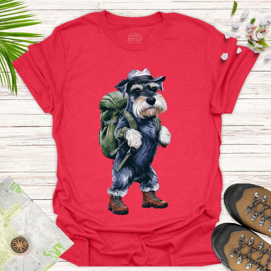 Animal Adventurers Miniature Schnauzer Unisex Tee