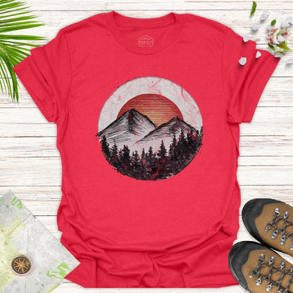 Mountain Sunset Unisex T-Shirt