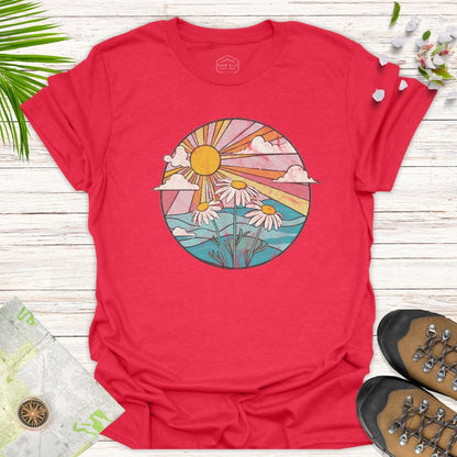 Daisies at Sunset Unisex T-Shirt