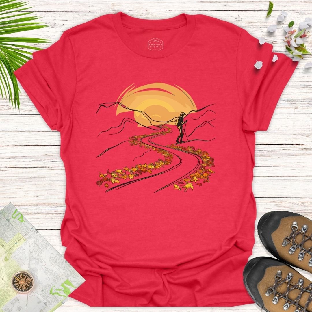 Autumn Sunset Trail Unisex T-Shirt