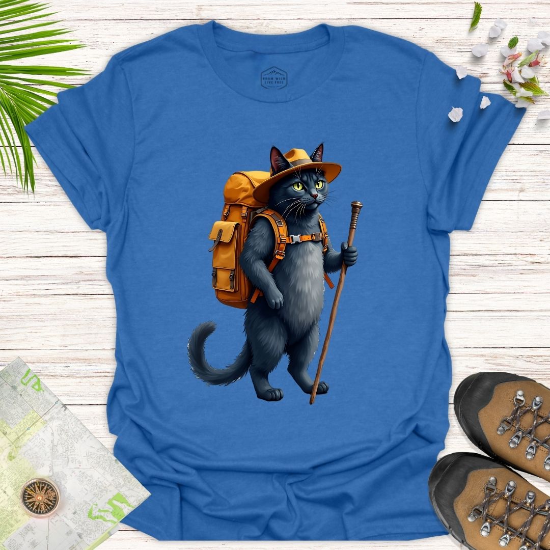 Animal Adventurers Black Cat Unisex Shirt