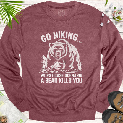 Go Hiking... Unisex Sweatshirt