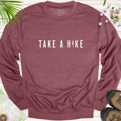 Take A Hike Pine Tree Unisex Sweatshirt