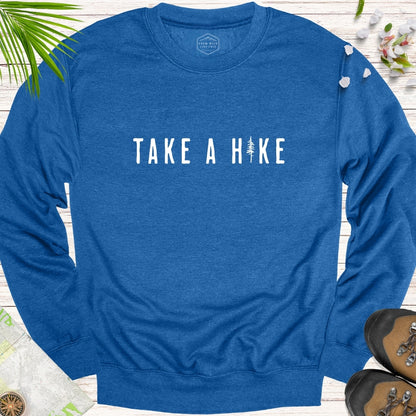 Take A Hike Pine Tree Unisex Sweatshirt