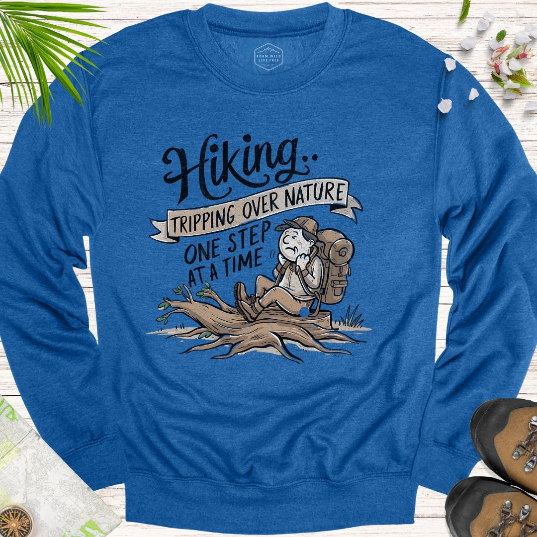 Tripping Over Nature Unisex Crewneck Sweatshirt