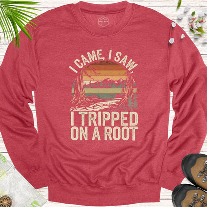 I Tripped On A Root Retro Unisex Sweatshirt