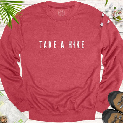 Take A Hike Pine Tree Unisex Sweatshirt