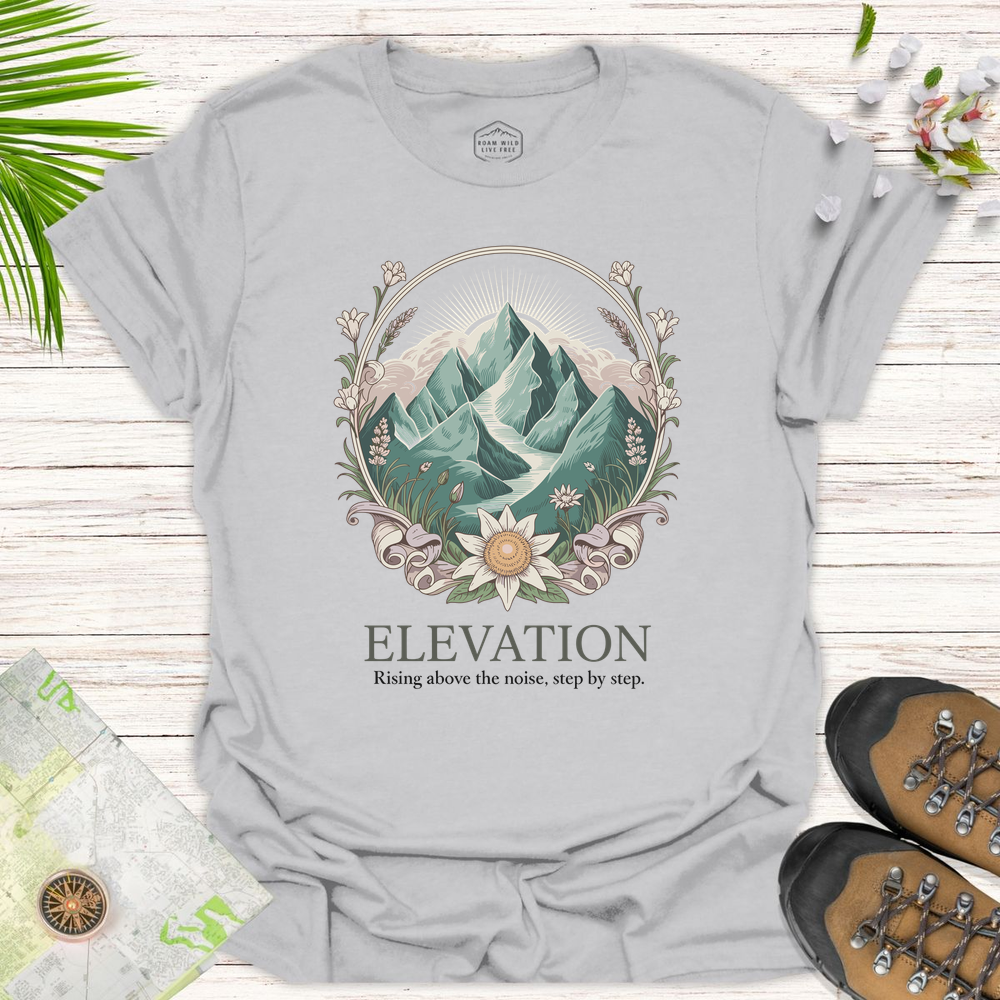 Elevation Unisex T-Shirt - Ice Grey