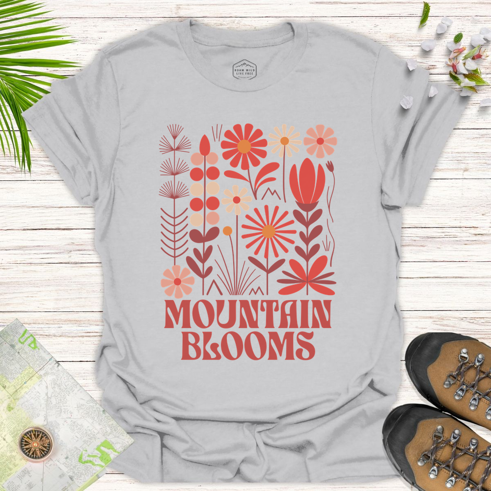 Mountain Blooms - Ice Grey