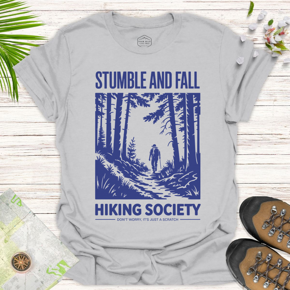 Stumble And Fall Unisex T-Shirt - Ice Grey