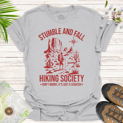 Stumble And Fall Hiking Society T-Shirt