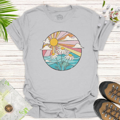 Daisies at Sunset Unisex T-Shirt