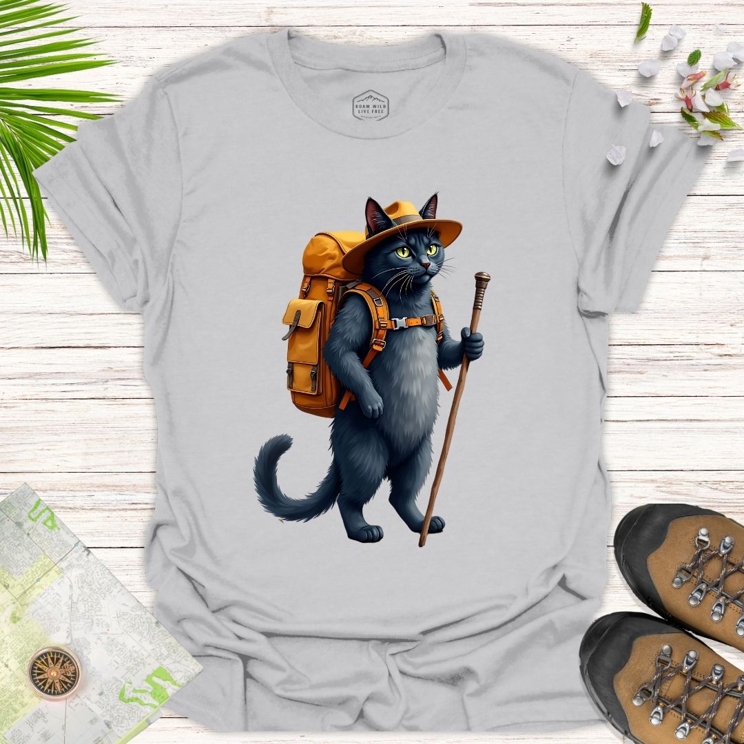 Animal Adventurers Black Cat Unisex Shirt