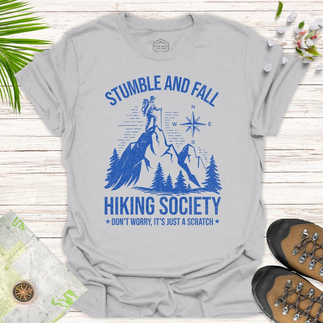 Stumble And Fall T-Shirt (Blue Design)