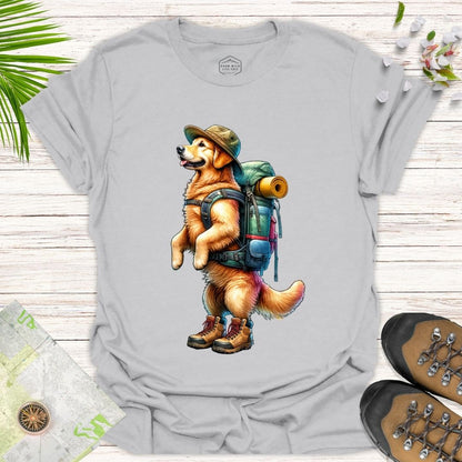 Animal Adventurer Golden Retriever Unisex Tee