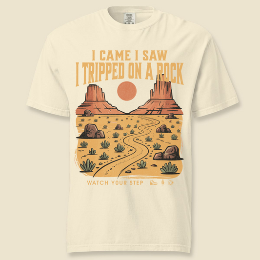 I Tripped On A Rock Comfort Colors T-Shirt - Ivory