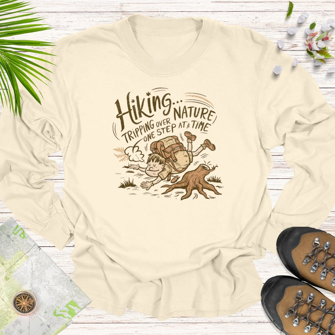 Tripping Over Nature Long Sleeve Unisex T-Shirt