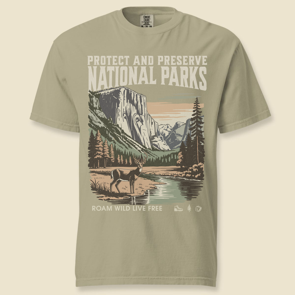 Yosemite T-Shirt - Khaki