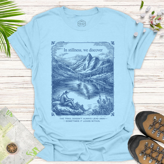 Sometimes It Leads Within Unisex T-Shirt - Light Blue