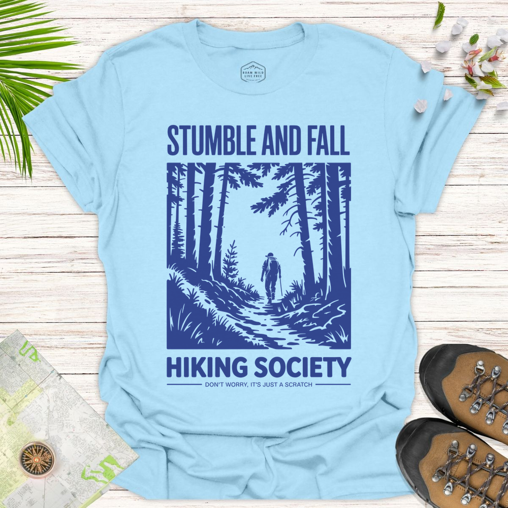 Stumble And Fall Unisex T-Shirt - Light Blue