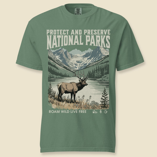 Rocky Mountain T-Shirt - Light Green