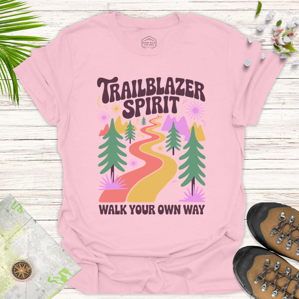 Trailblazer Spirit Unisex T-Shirt - Light Pink