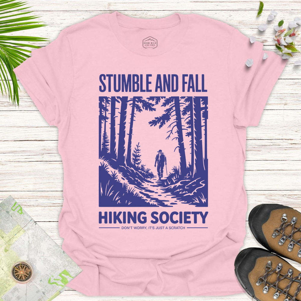 Stumble And Fall Unisex T-Shirt - Light Pink