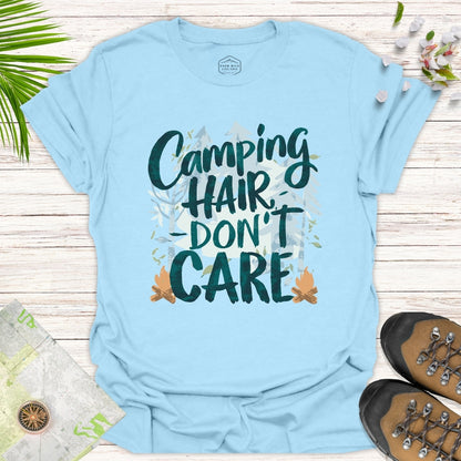 Camping Hair Don't Care Unisex T-Shirt