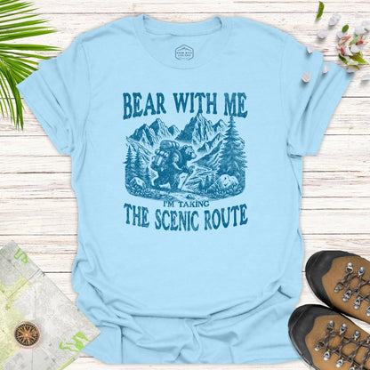 Bear With Me I'm Taking The Scenic Route Unisex T-Shirt