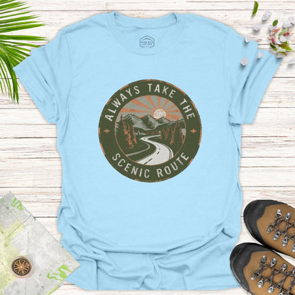 Always Take The Scenic Route Unisex T-Shirt