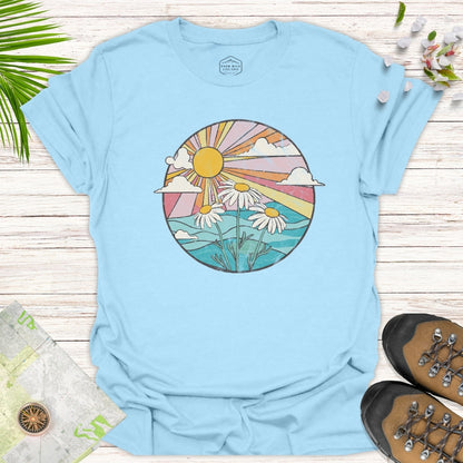 Daisies at Sunset Unisex T-Shirt