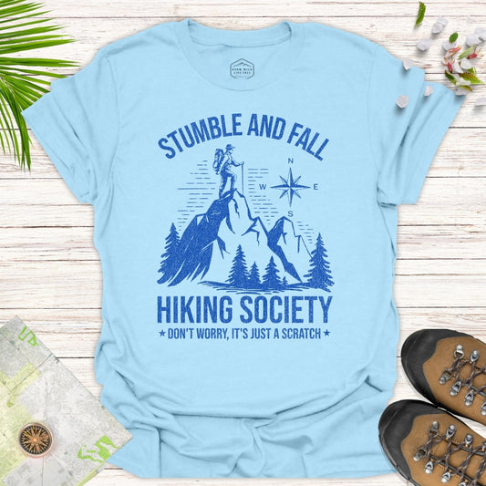 Stumble And Fall T-Shirt (Blue Design)