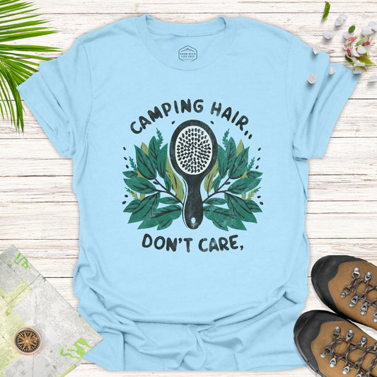 Camping Hair Unisex T-Shirt