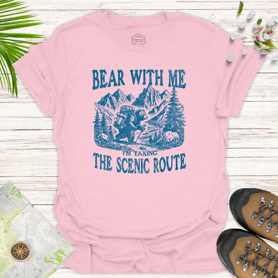 Bear With Me I'm Taking The Scenic Route Unisex T-Shirt