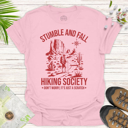 Stumble And Fall Hiking Society T-Shirt